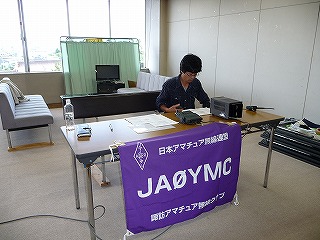 諏訪アマチュア無線クラブは諏訪市の防災訓練に参加しています。